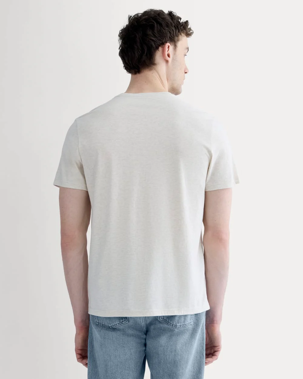 The Essential Organic Crew | Heathered Oat - Image 5