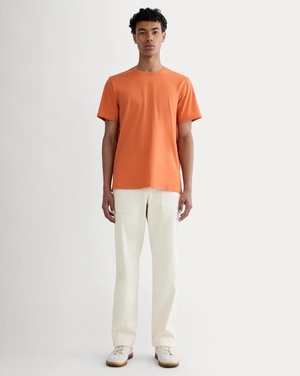 The Essential Organic Crew | Soft Orange - Image 3
