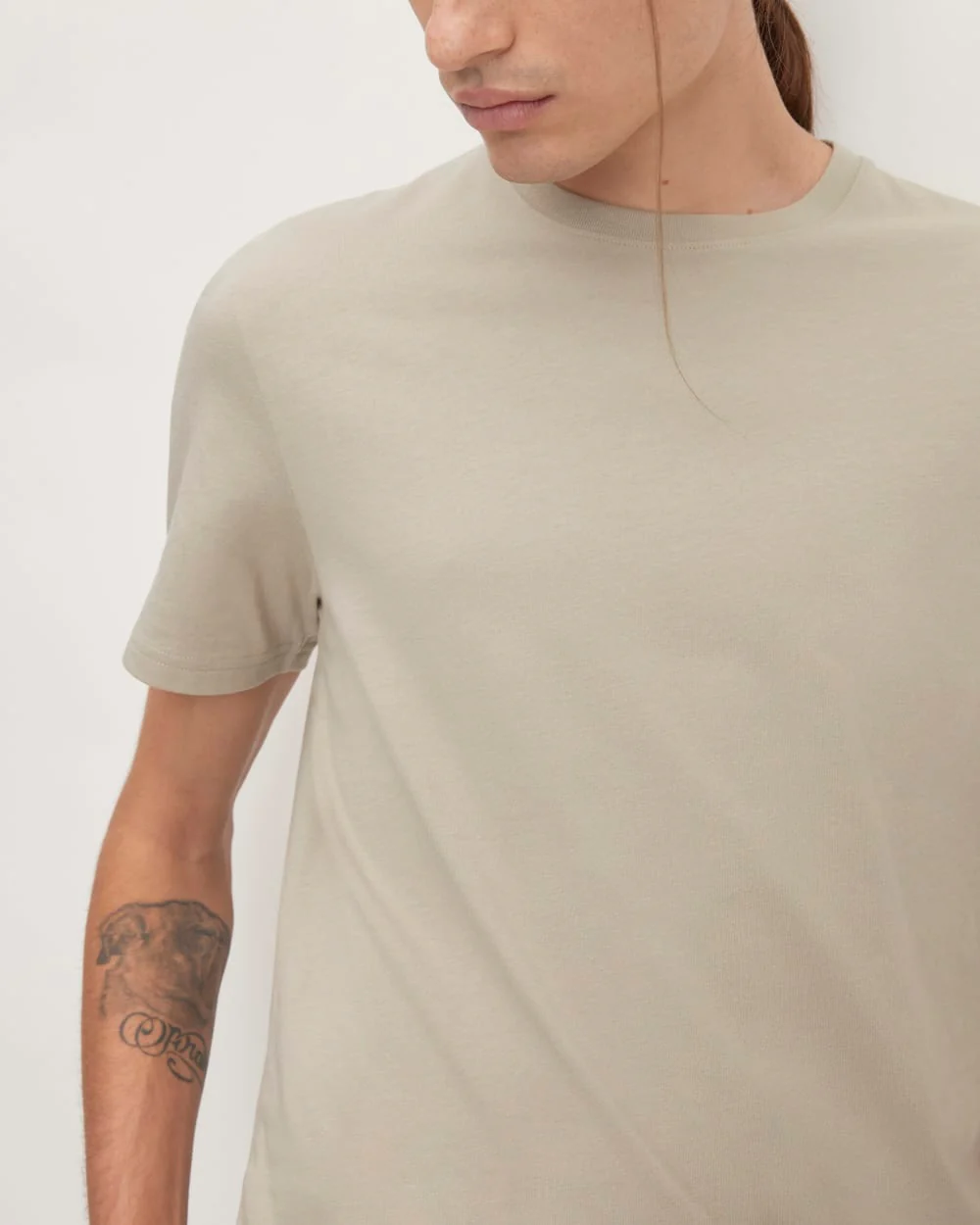 The Essential Organic Crew | Trench Coat Khaki - Image 5
