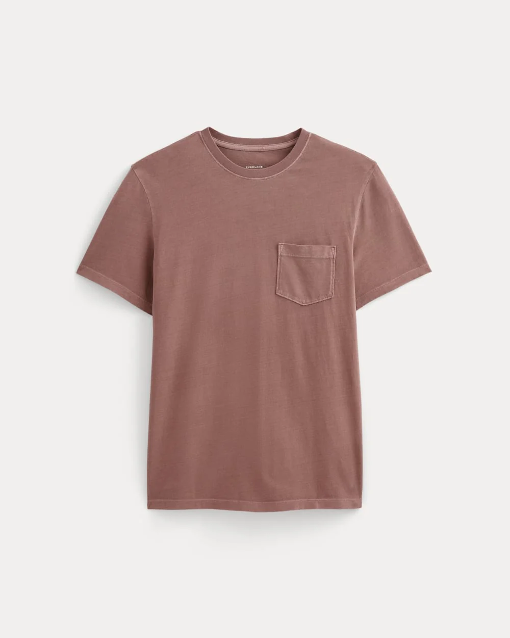 The Essential Organic Garment-Dyed Crew | Brown Garment Dye - Image 2