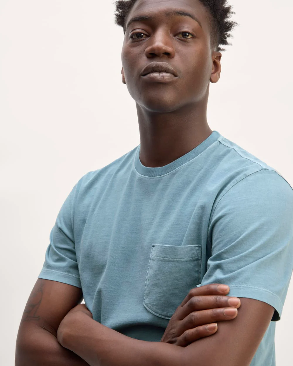 The Essential Organic Garment-Dyed Crew | Spring Lake - Image 3