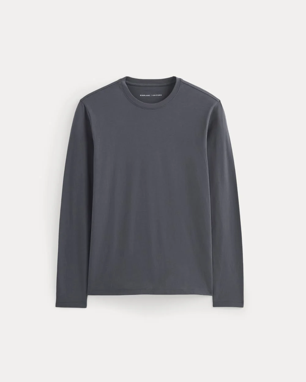 The Essential Organic Long-Sleeve Tee | Graphite - Image 2