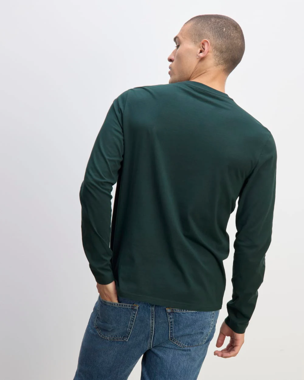 The Essential Organic Long-Sleeve Tee | Scarab - Image 4