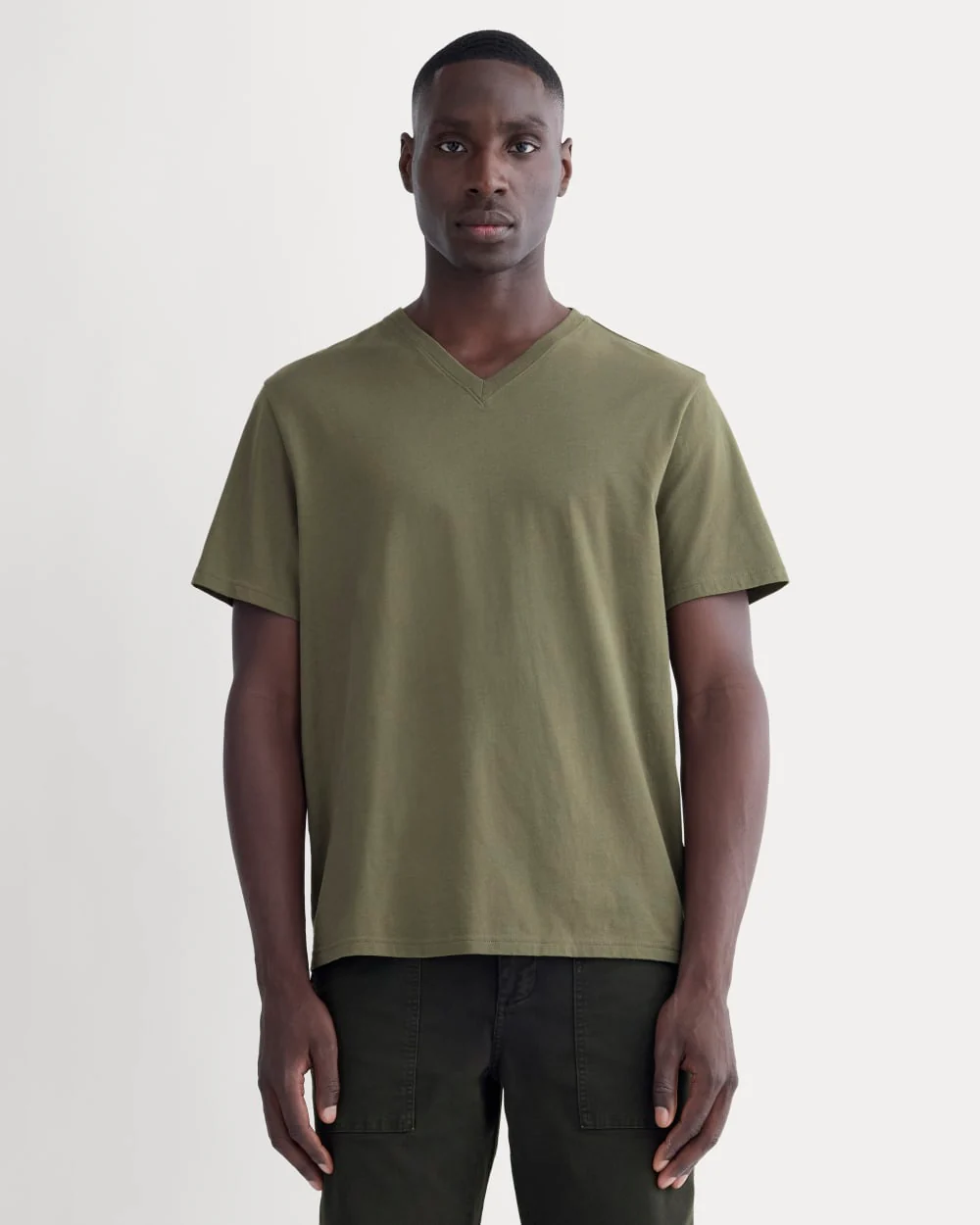 The Essential Organic V-Neck Tee | Kalamata