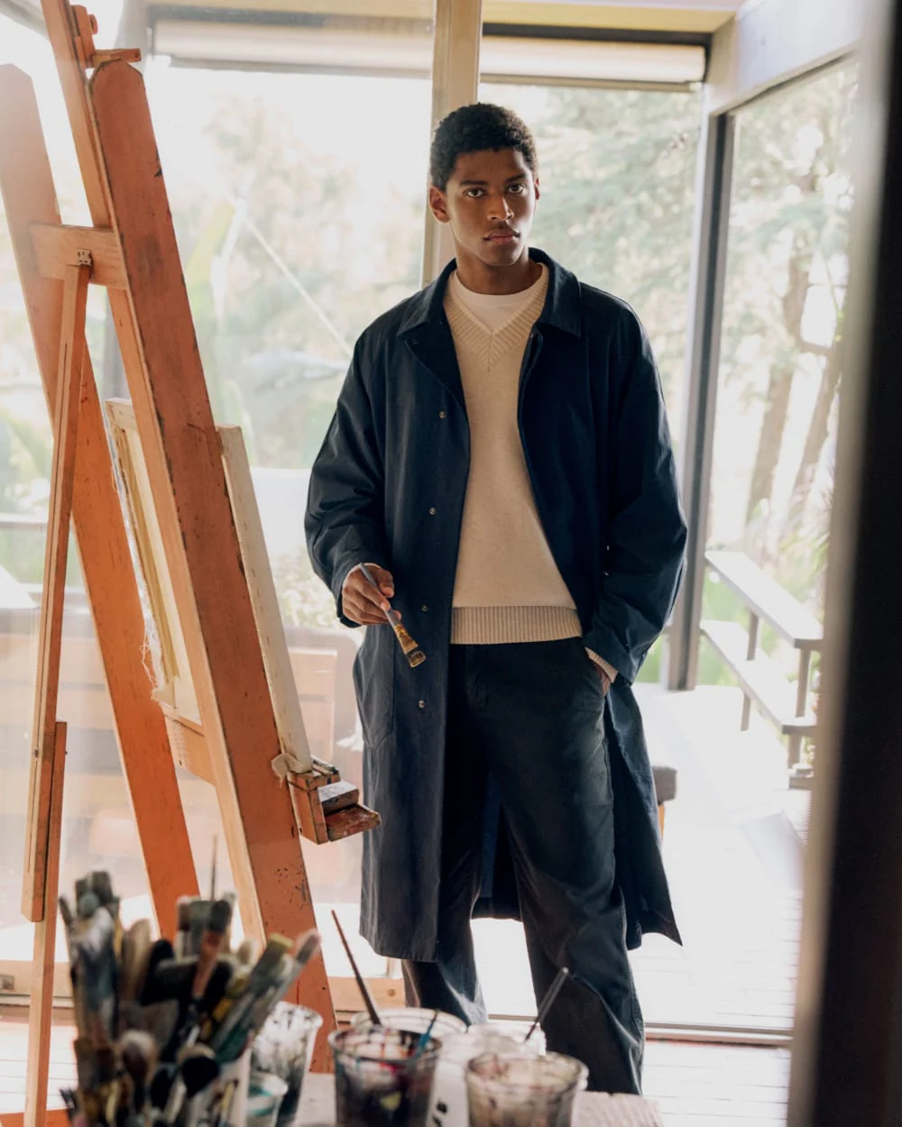 Everyday Relaxed-Fit Chino | Black - Image 9