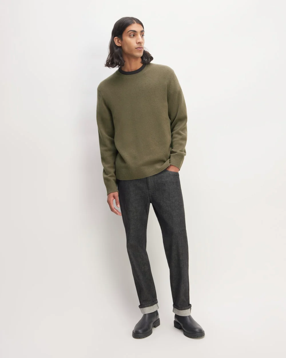 The Premium Merino Crew Neck Sweater | Kalamata - Image 3