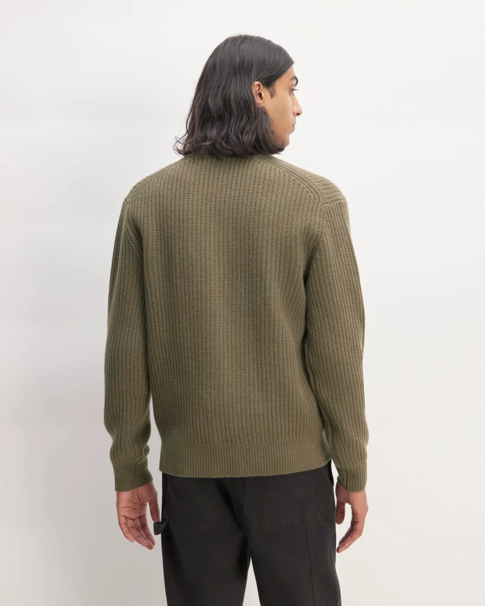 The Felted Merino Half-Zip Sweater | Kalamata - Image 6