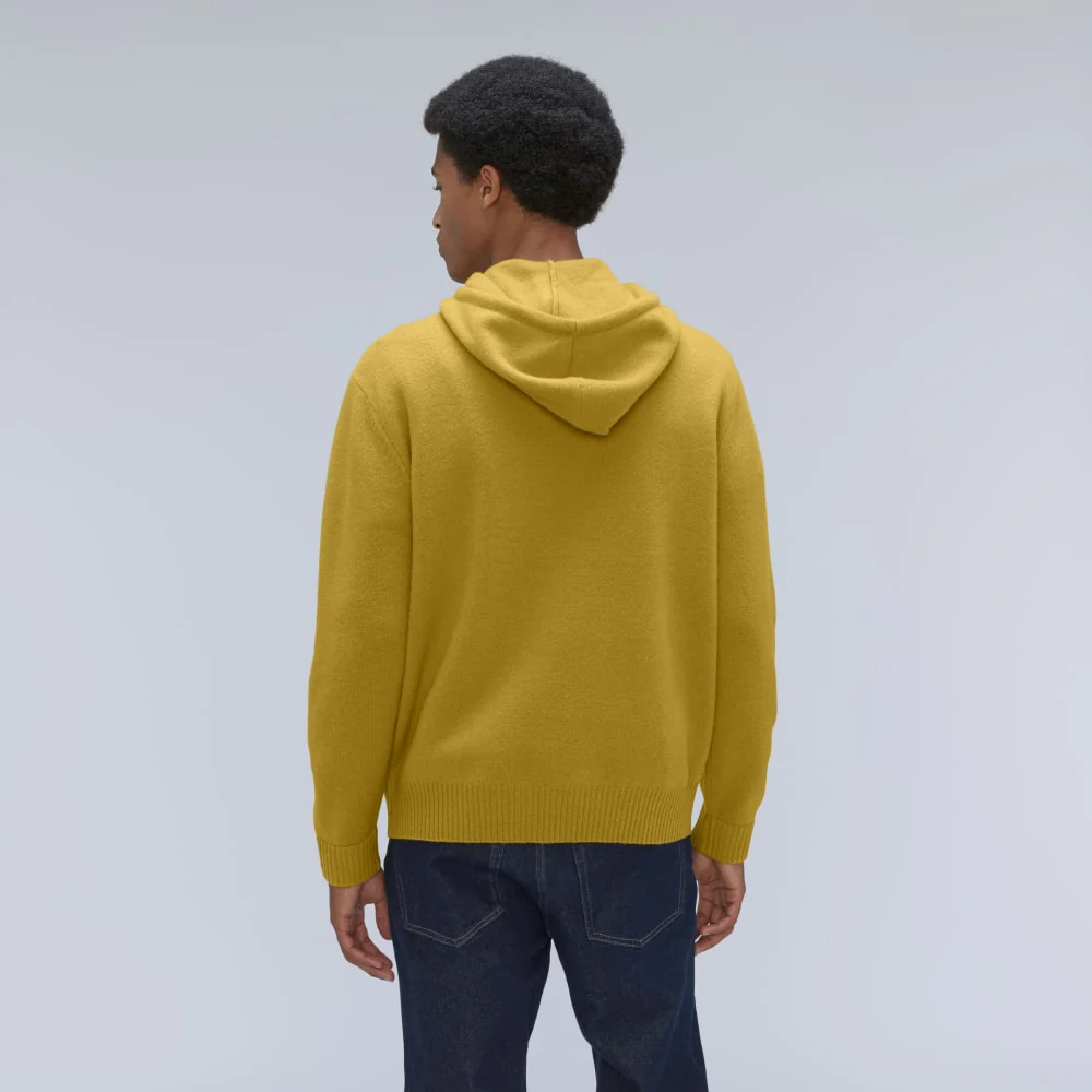 The Felted Merino Hoodie | Golden Palm - Image 3