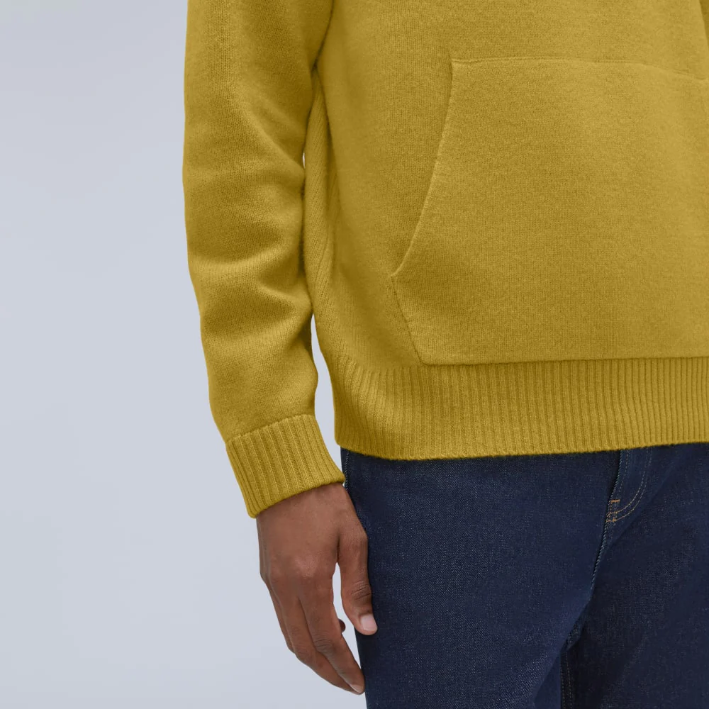 The Felted Merino Hoodie | Golden Palm - Image 4