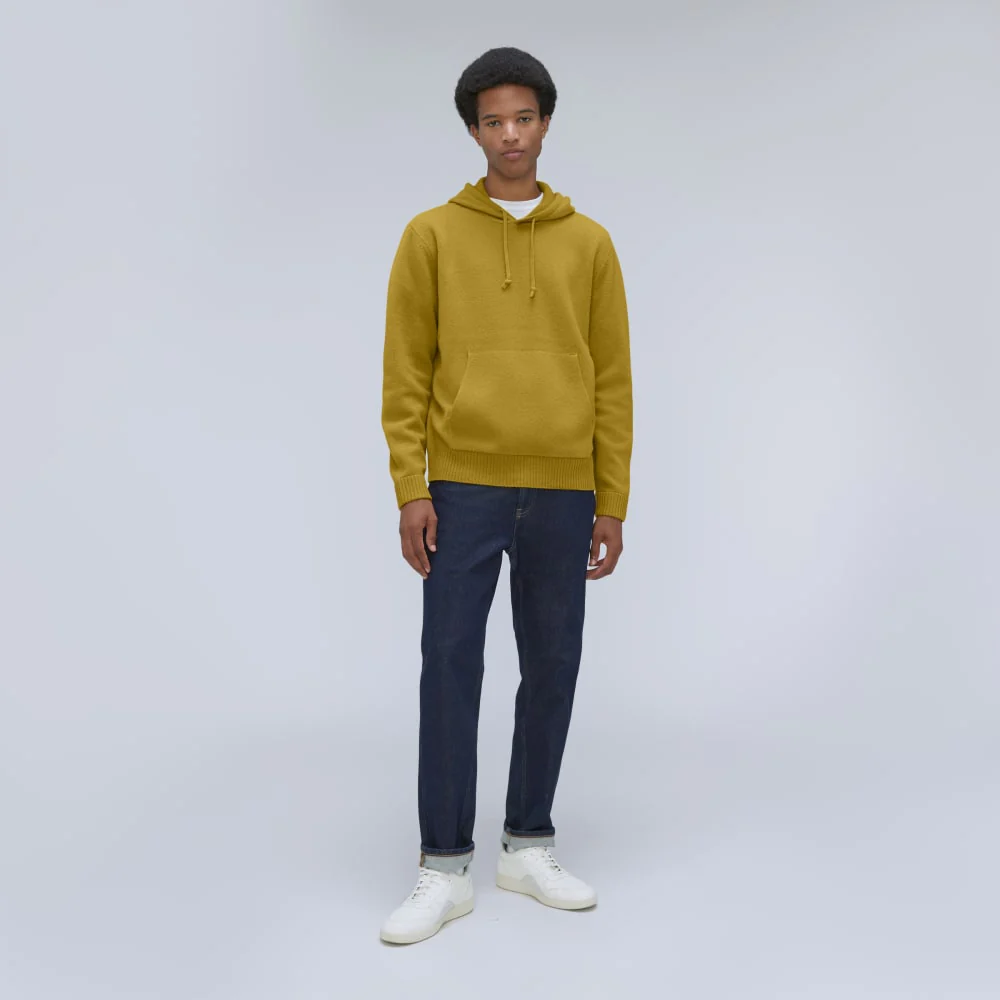 The Felted Merino Hoodie | Golden Palm - Image 6