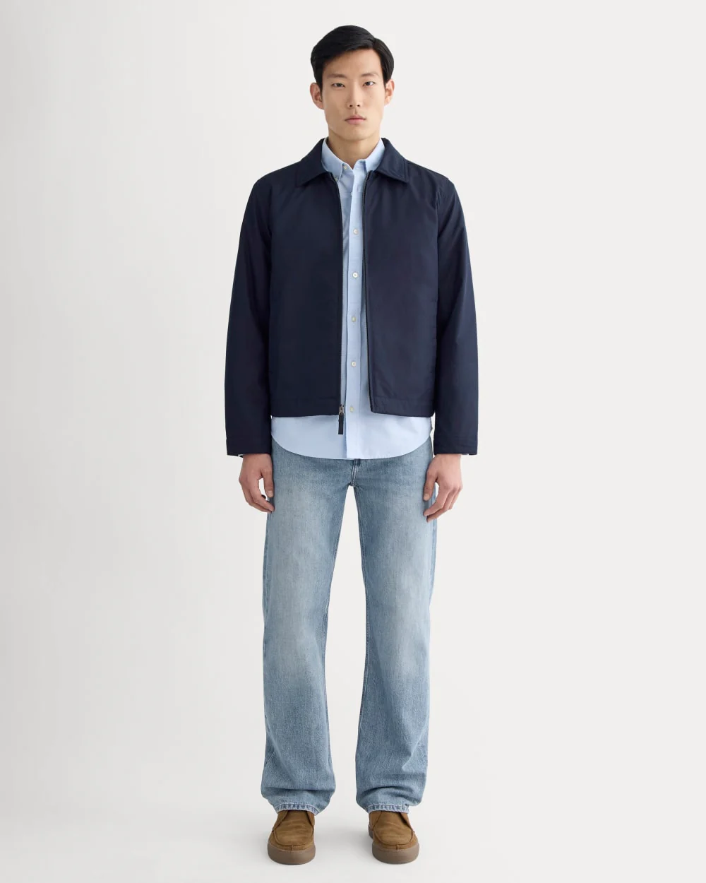 The Filled Harrington Jacket | Deep Navy - Image 3