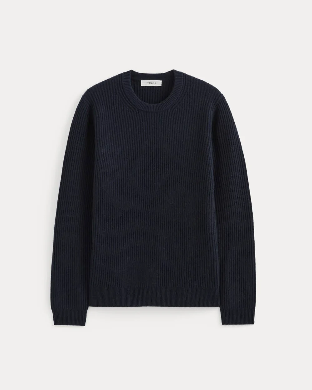 The Fisherman Crew in Wool Cashmere | Navy - Image 2