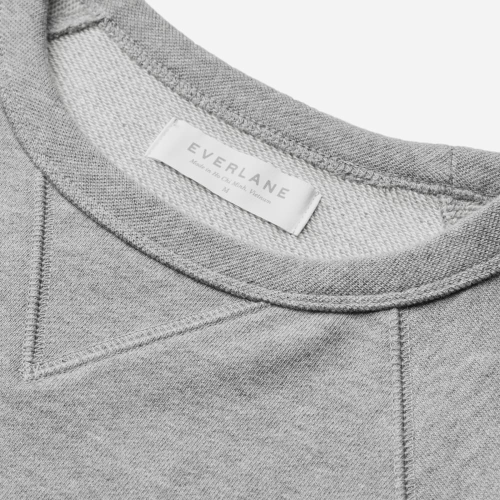 The Unisex French Terry Crew | Heathered Grey - Image 5