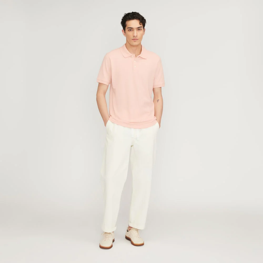 The Pique Polo | Petal Pink - Image 6