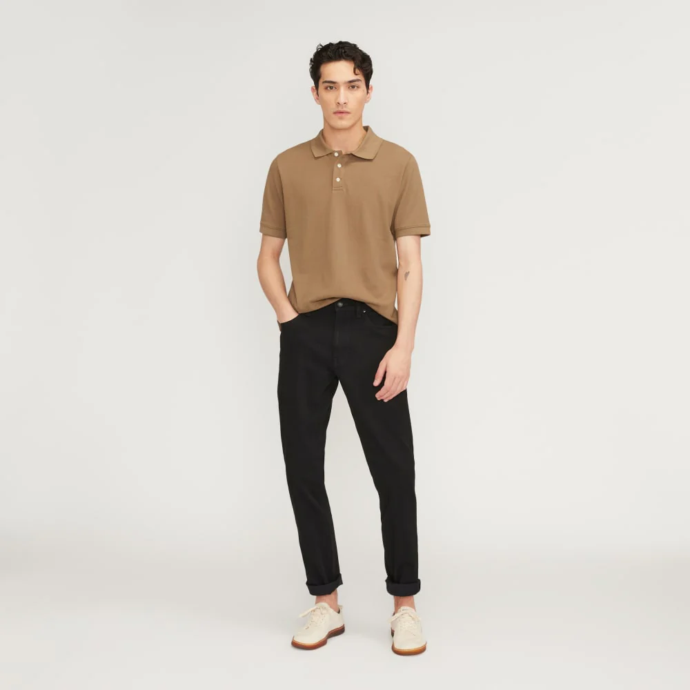 The Pique Polo | Toasted Coconut - Image 6
