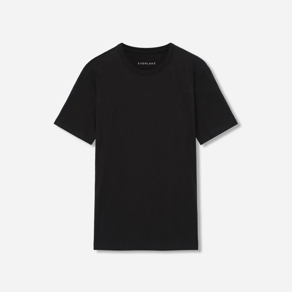 The Cotton Slub Crew | Black - Image 2