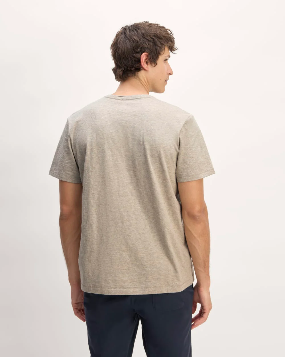 The Cotton Slub Henley | Heather Oatmeal - Image 8