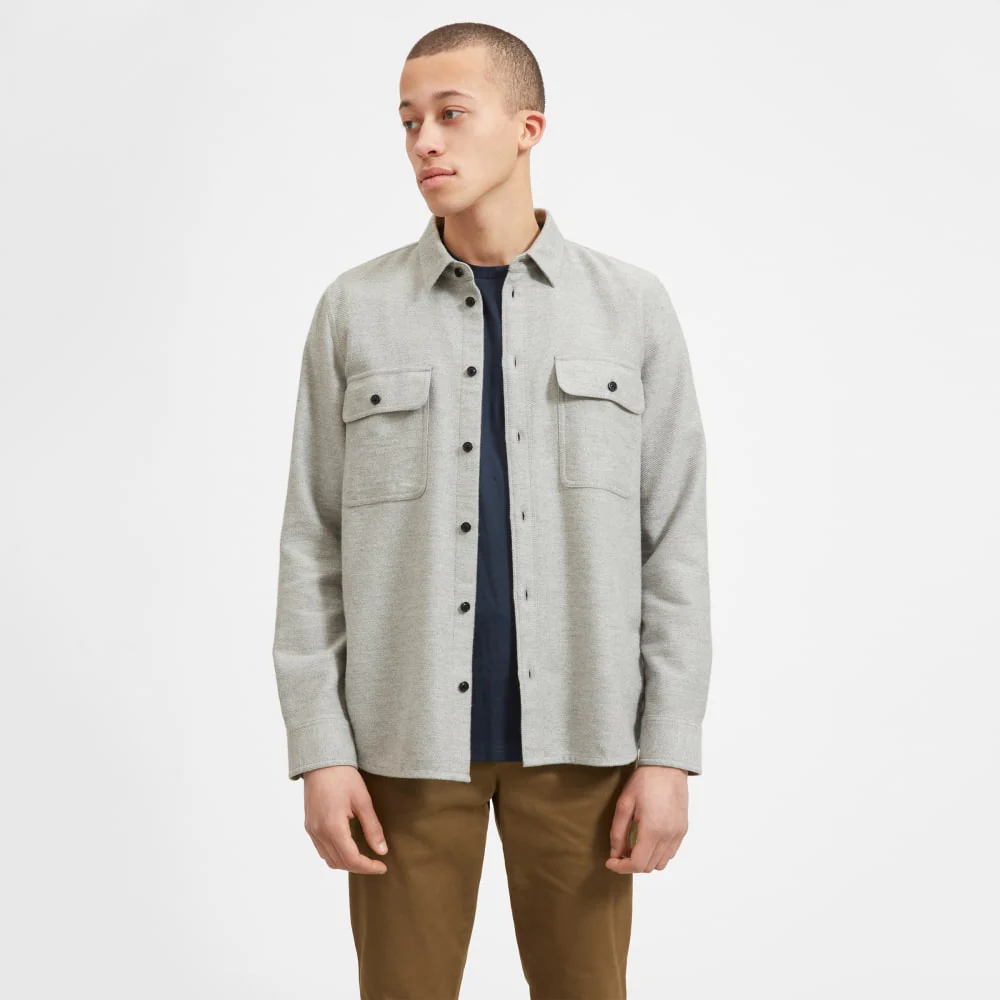 The Heavyweight Overshirt | Uniform | Heathered Grey
