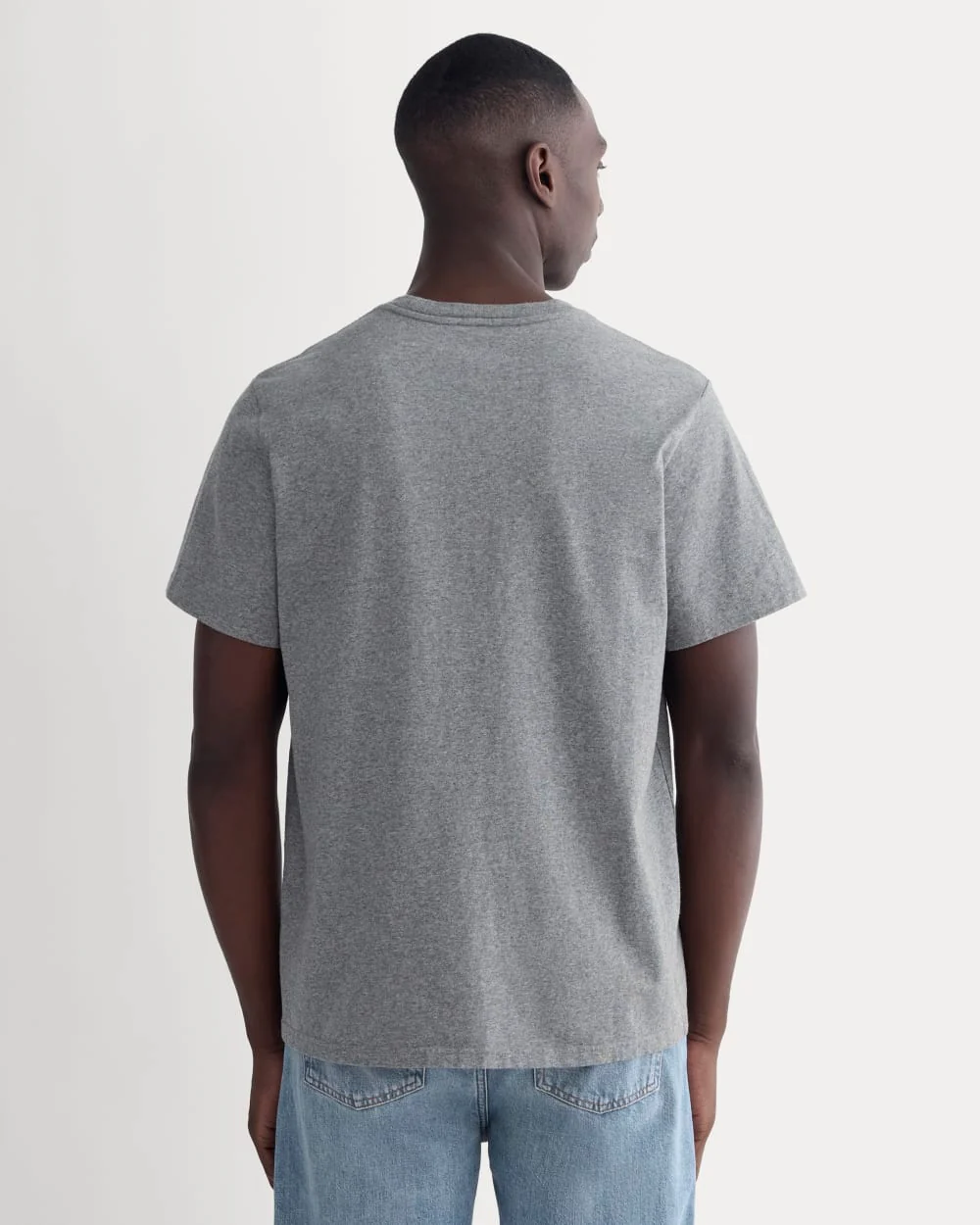 The Premium-Weight Crew | Uniform | Mid Heathered Grey - Image 4