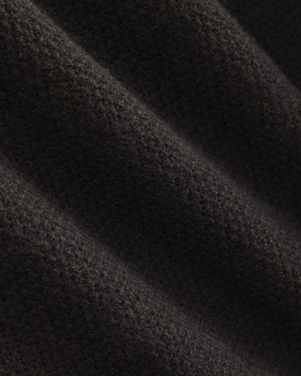 Henley in Wool Cashmere |  Black - Image 6