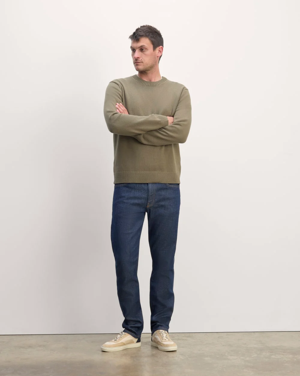 The Classic Sweater in Everyday Cotton | Kalamata - Image 3