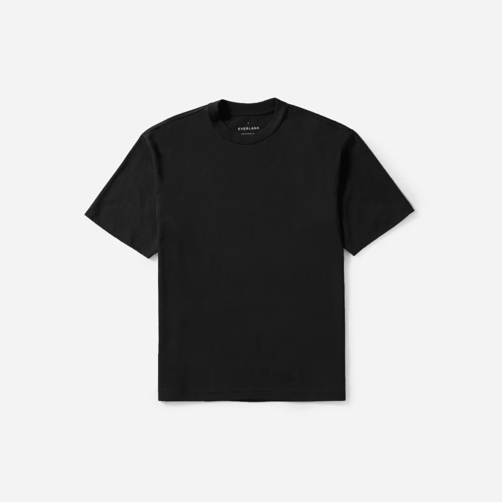 The Premium-Weight Relaxed Crew | Uniform | Black - Image 2
