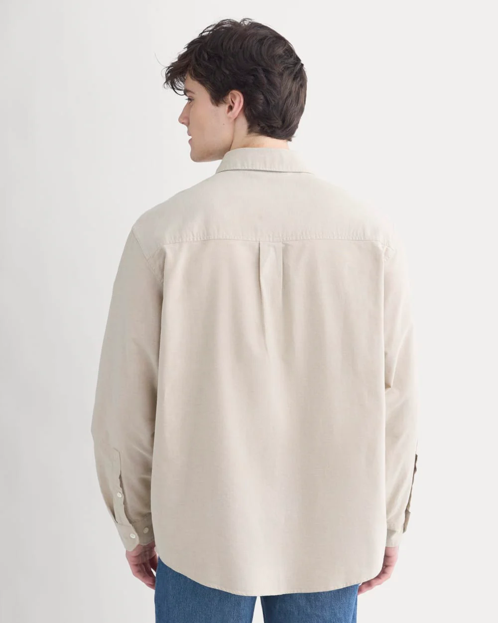 Lightweight Oversized Oxford | Chinchilla Chambray - Image 5