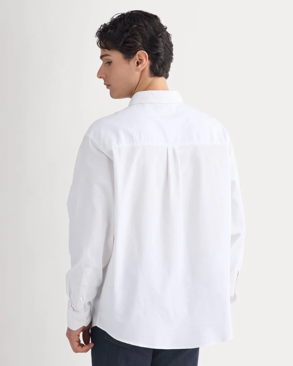 Lightweight Oversized Oxford | White - Image 6