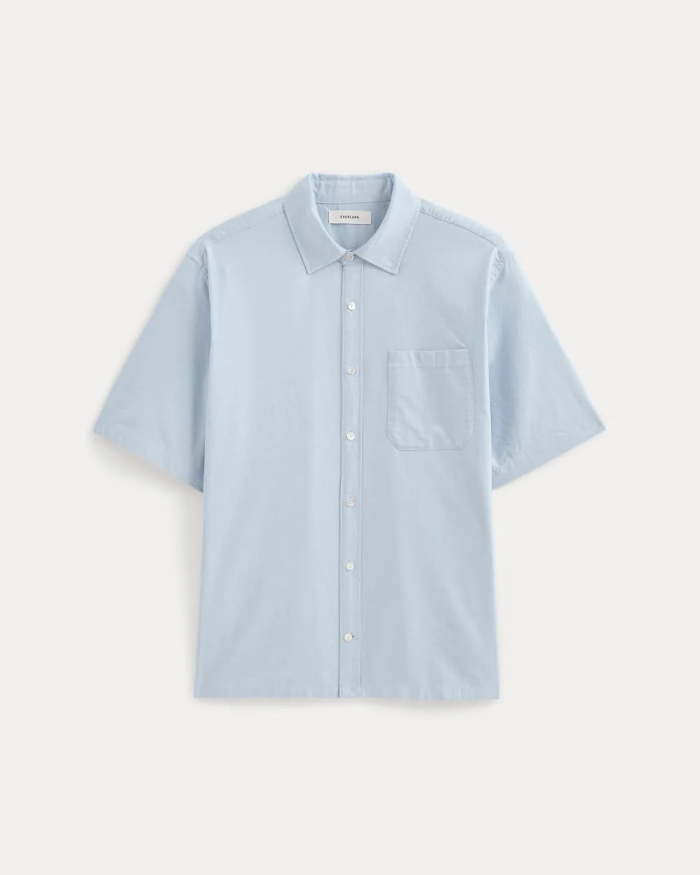 Lightweight Short-Sleeve Oxford | Light Blue - Image 2