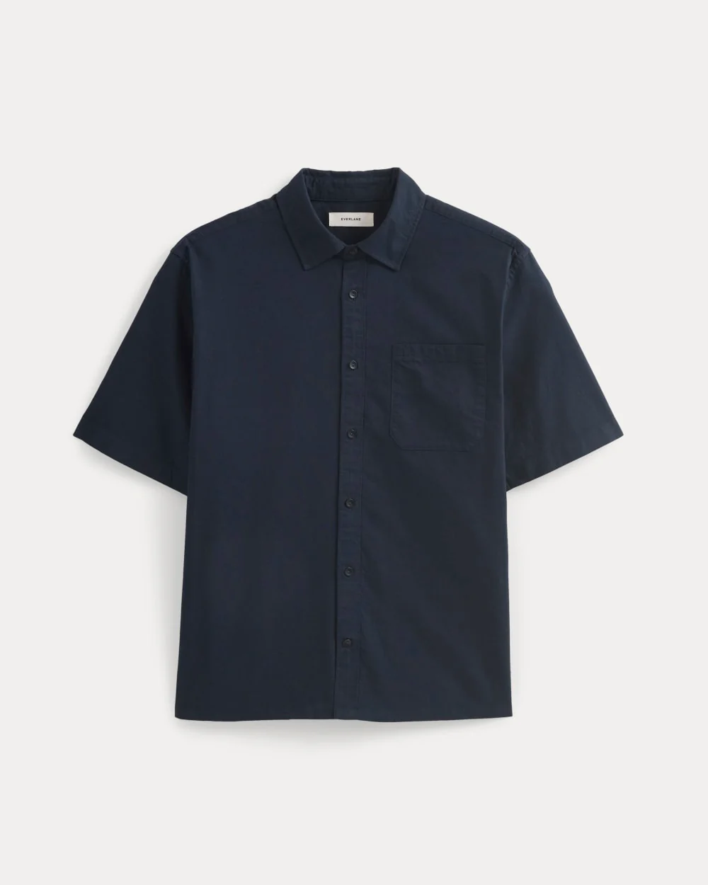 Lightweight Short-Sleeve Oxford | Navy - Image 2