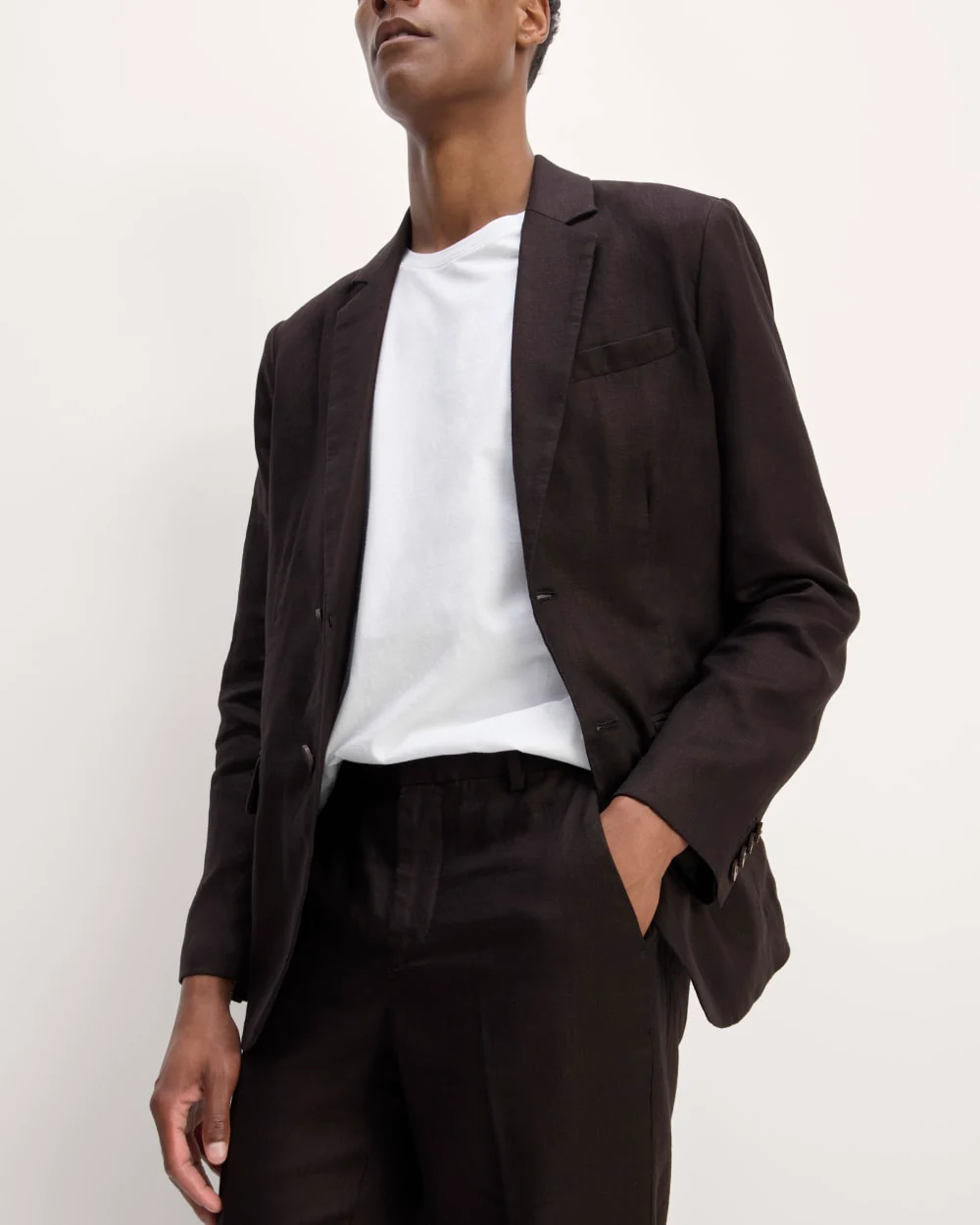 The Linen Blazer | Black - Image 3