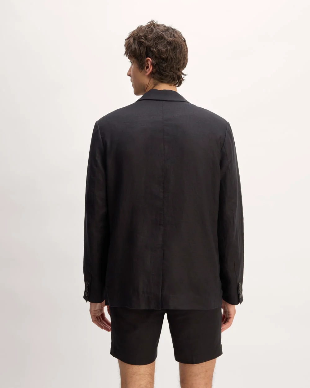 The Linen Blazer | Black - Image 6