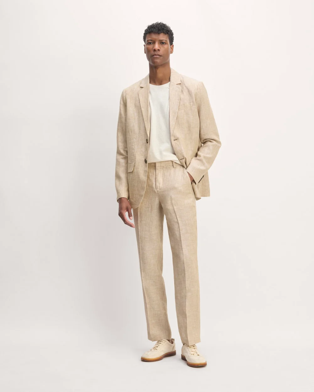 The Linen Blazer | Cornstalk Chambray - Image 6