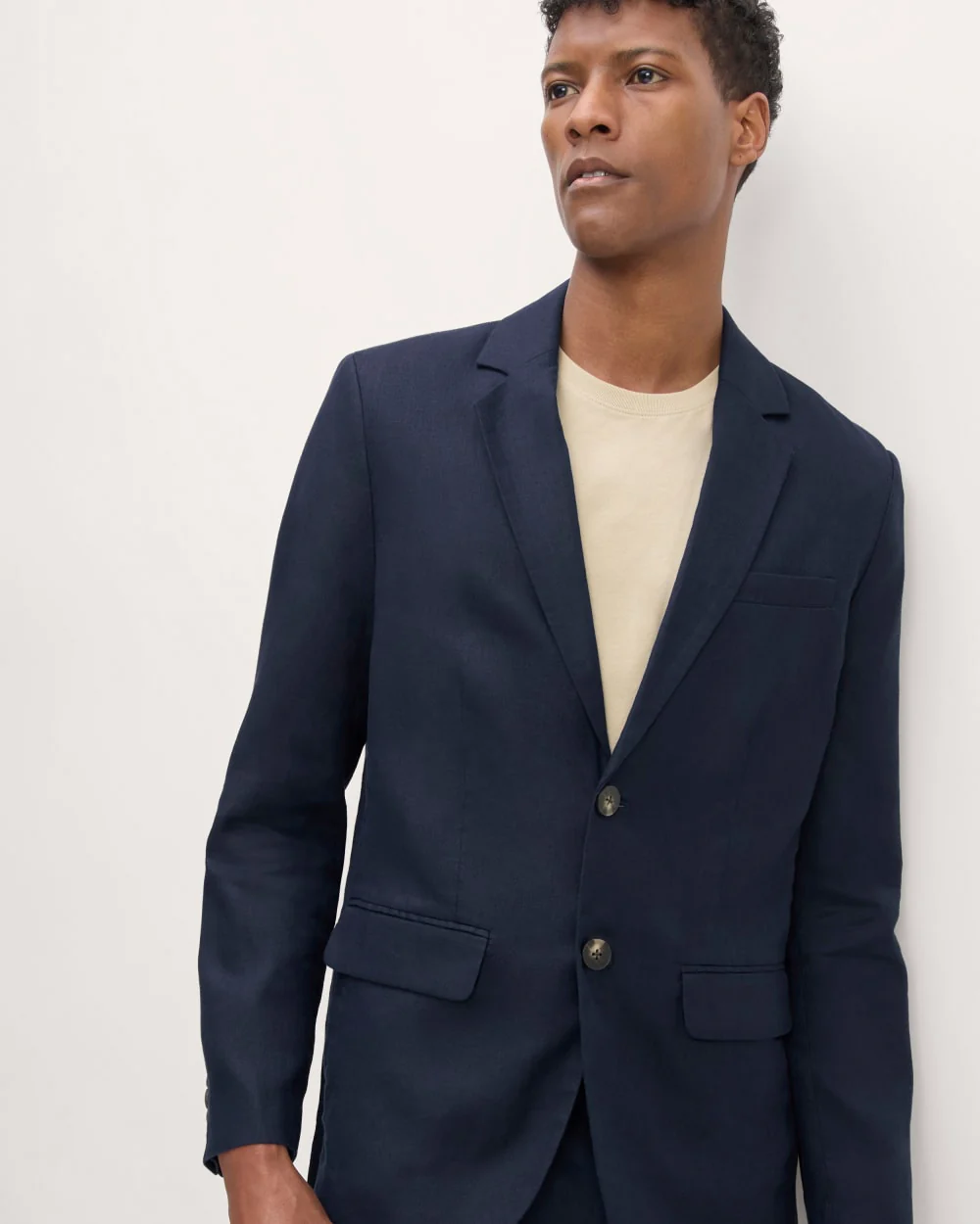 The Linen Blazer | Navy - Image 3