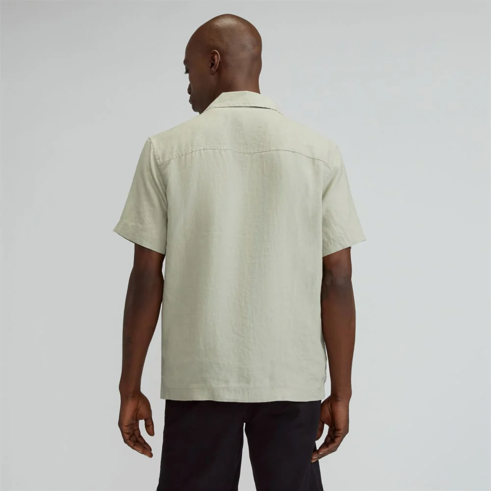 The Resort Shirt in Linen | Seagrass - Image 3
