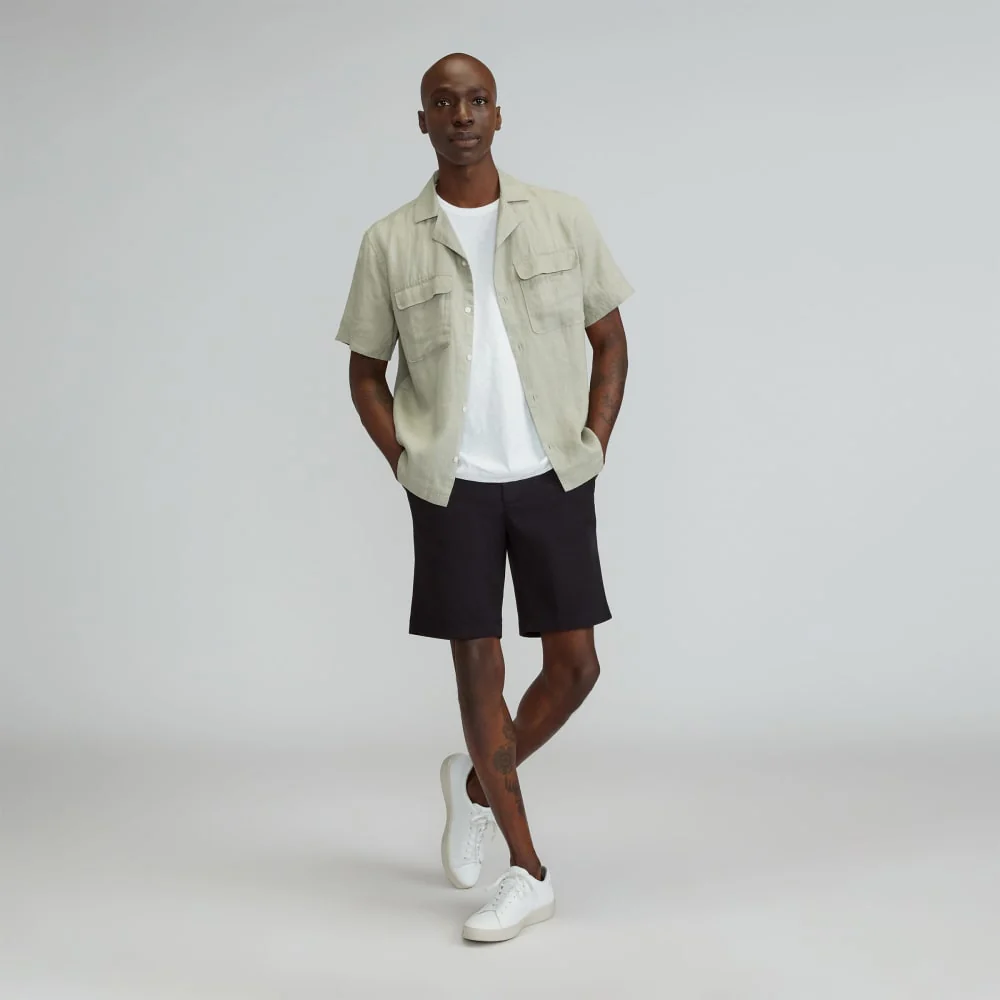 The Resort Shirt in Linen | Seagrass - Image 6