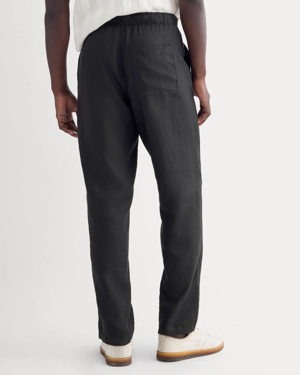 The Linen Easy Pant | Black - Image 5