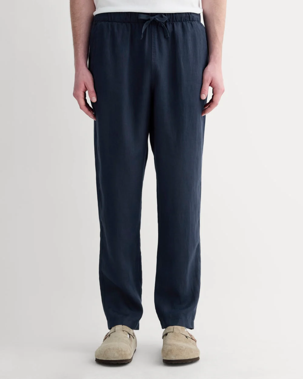 The Linen Easy Pant | Navy - Image 3