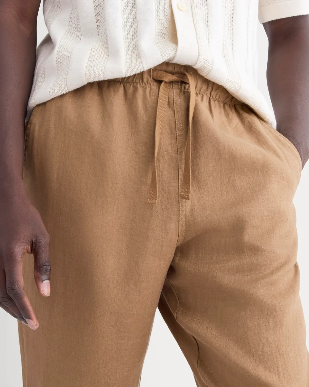 The Linen Easy Pant | Toasted Coconut - Image 4