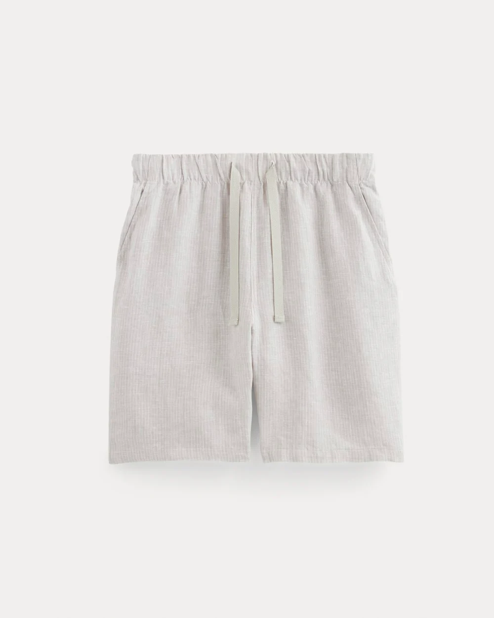 The Linen Easy Short | Stone / White - Image 2