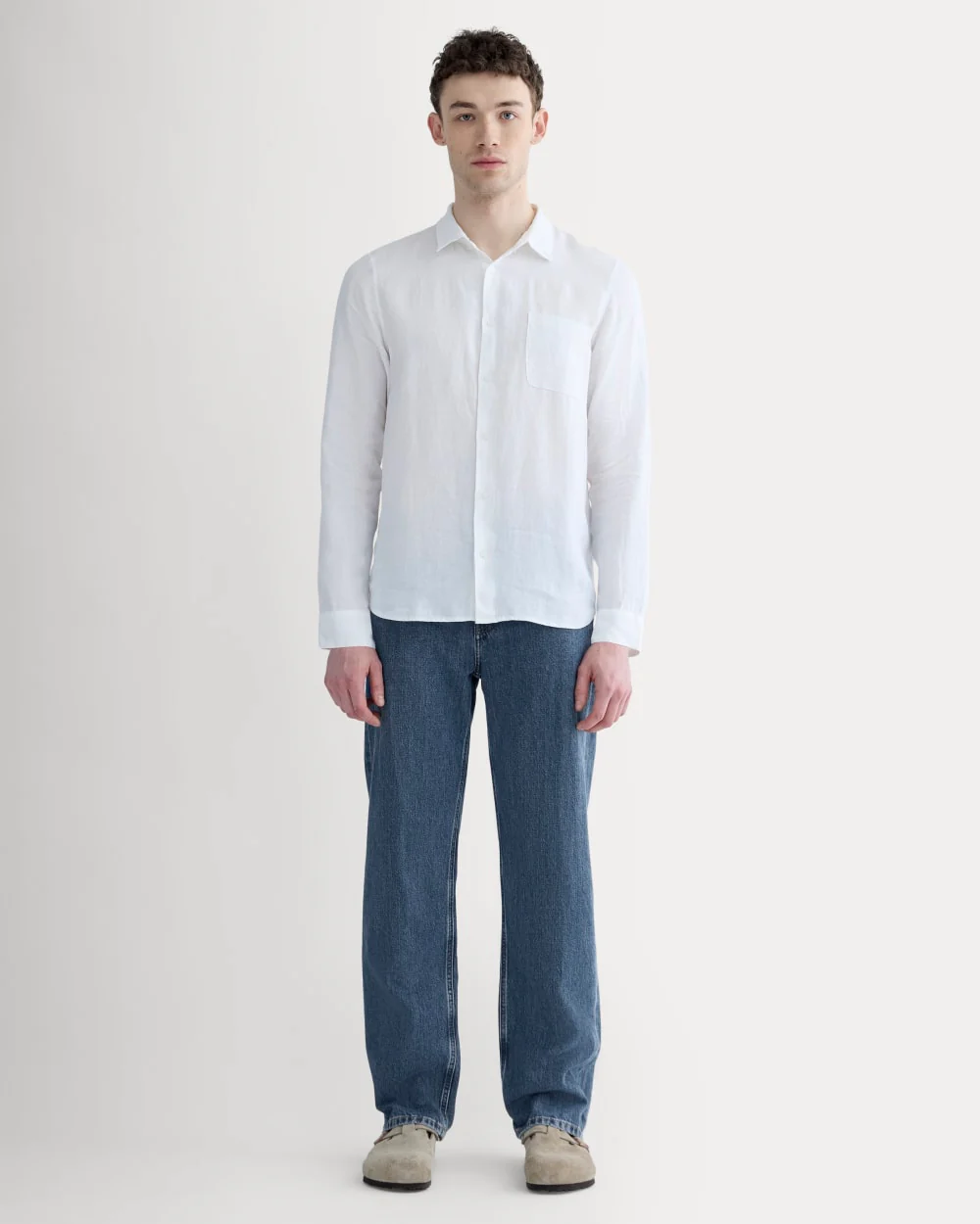 The Classic Shirt in Linen | White - Image 3