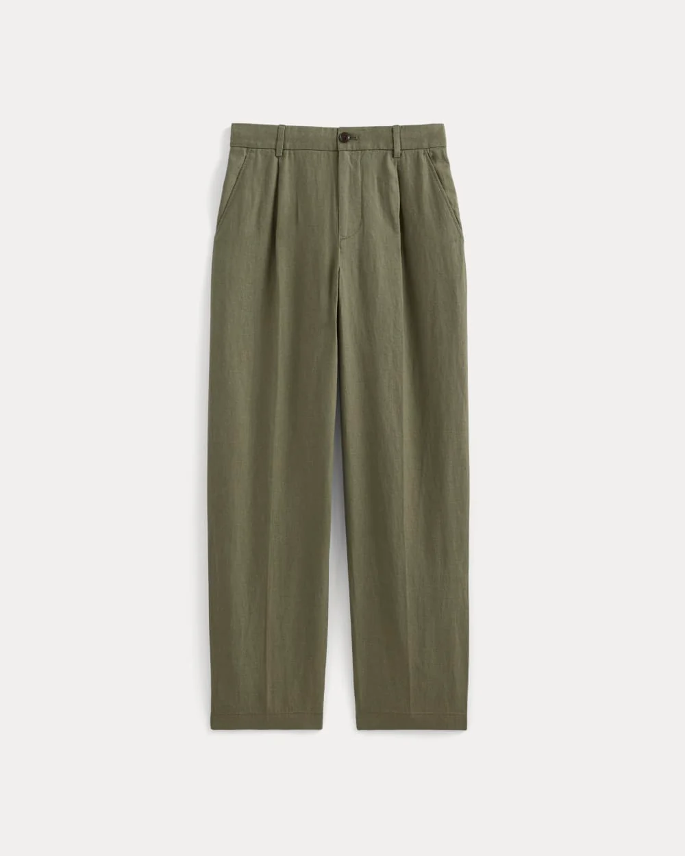 The Linen Pleated Trouser | Kalamata - Image 2