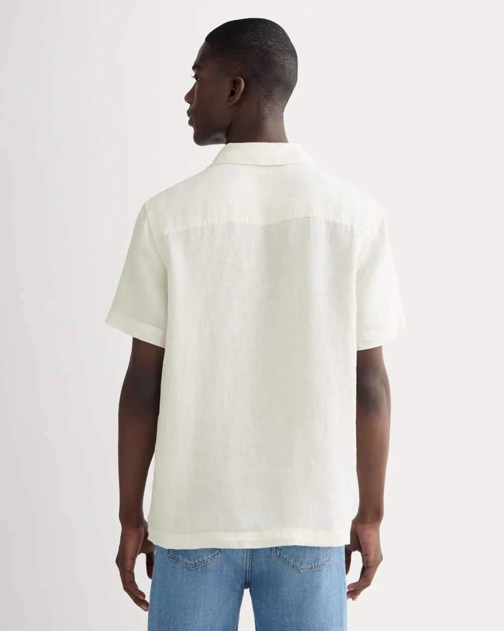 The Resort Shirt in Linen | Natural Chambray - Image 5