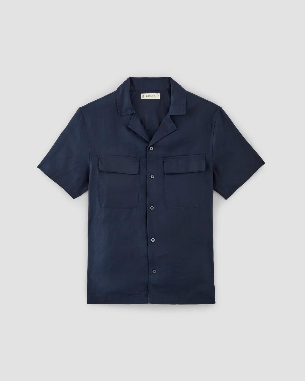 The Resort Shirt in Linen | Navy - Image 2