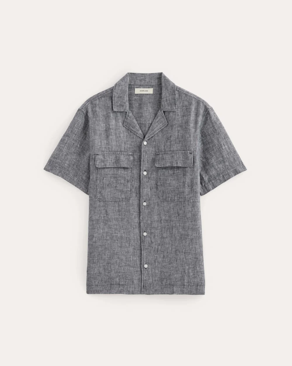 The Resort Shirt in Linen | Navy Chambray - Image 2