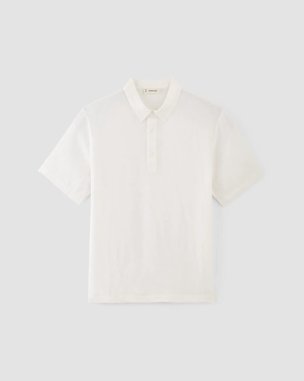 The Linen Short-Sleeve Popover Shirt | White - Image 2