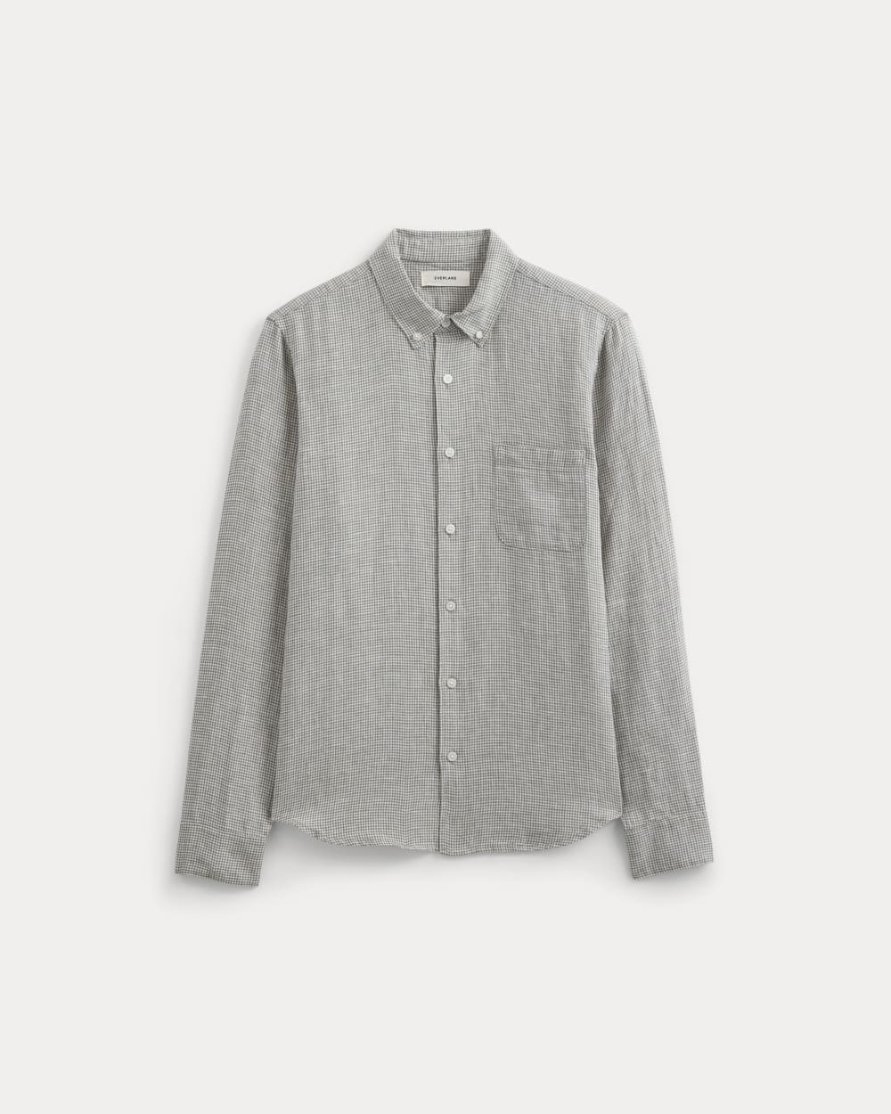 The Classic Shirt in Linen | Agave / Bone - Image 2