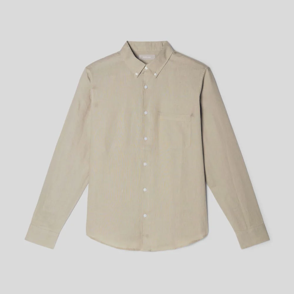 The Classic Shirt in Linen | Seagrass - Image 2