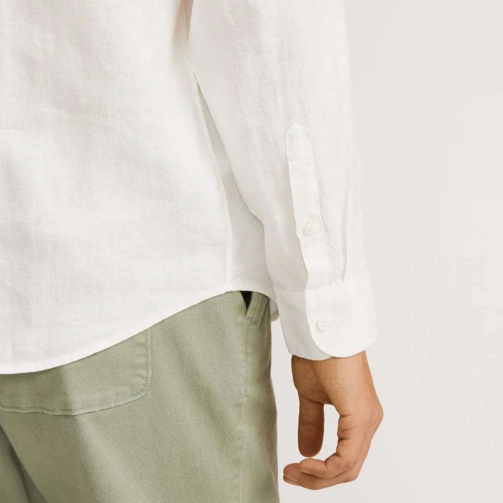 The Classic Shirt in Linen | White - Image 5