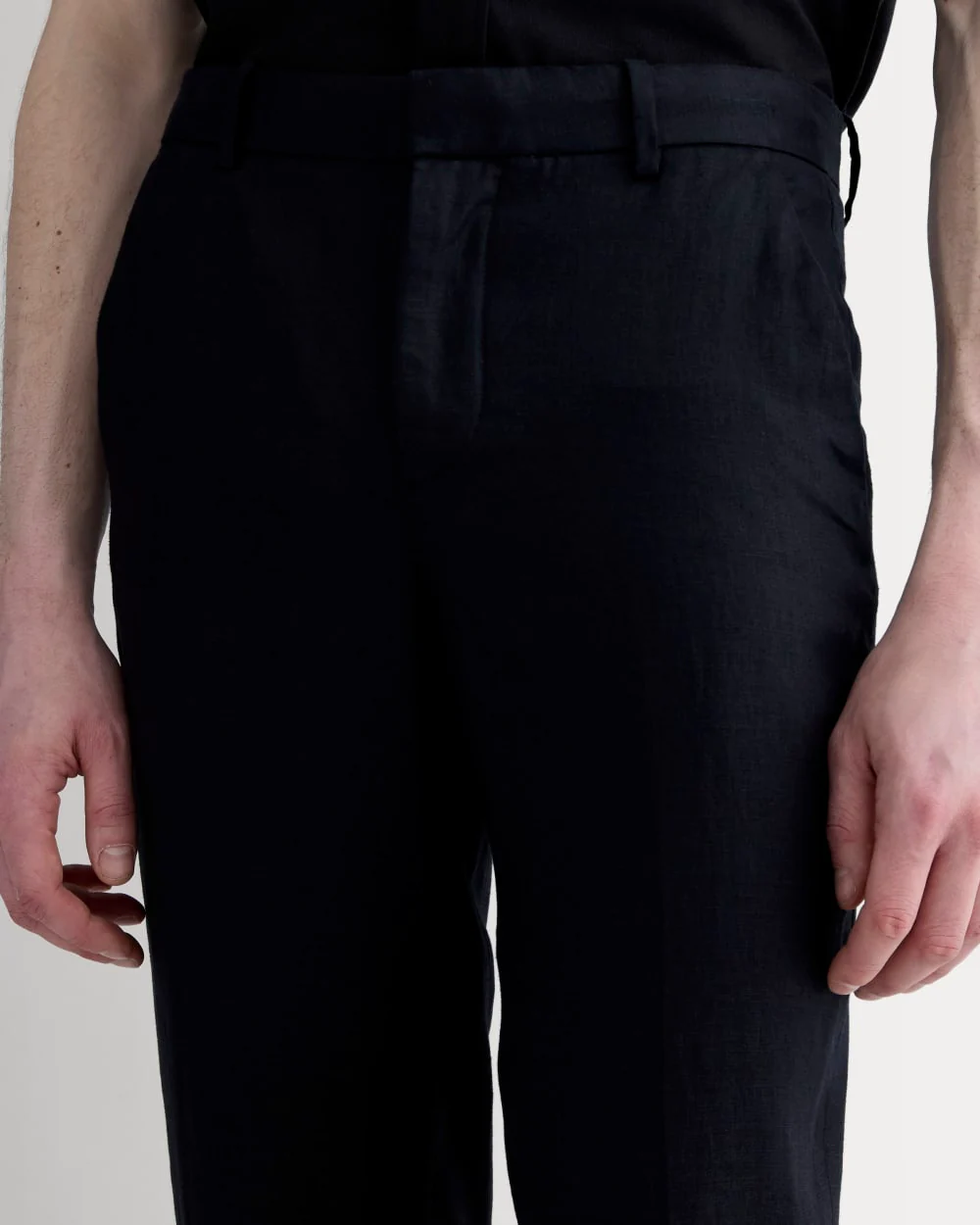 The Linen Trouser | Black - Image 4